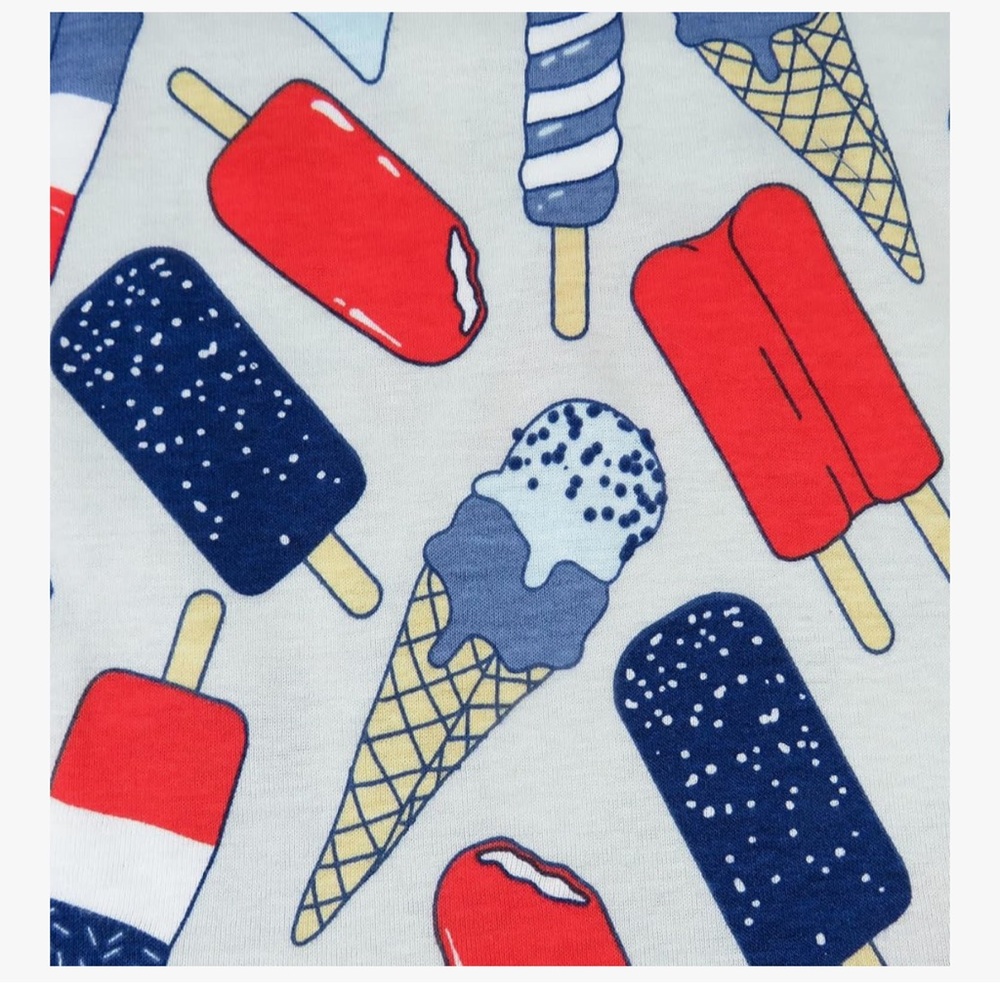 Honest Baby Ice Cream Print Pajamas - Picture 4 of 4